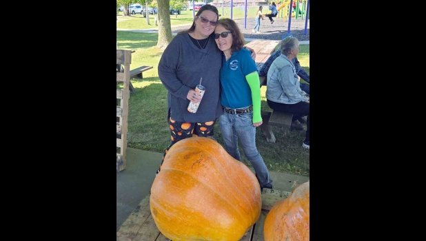 Pumpkin Contest 2nd Place Dawn Richter, 245 Pounds