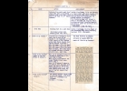 CAL GATES’ directions of the September 1, 1961 Detroit Lion’s vs St. Louis Cardinal’s Half Time Show performance notes and newspaper clipping. --Courtesy Photo