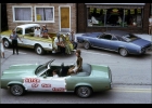 THE FLOAT above, “Sister of the Swish” is seen in front of the Barber Shop in downtown Pinconning. The Original Pabst Blue Ribbon Beer truck is pictured below.