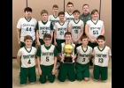 Team members (not in order): Kane Almeida , Cole Brady, Landen Enciso, Aiden Fork, Calvin Holland, Braxton Johnson, Zachary Laures, Brady Lupcke, Ethan Miller, Nolan Reszke, Steven Rezler, Garrett Zehr. Coach Tim Floyd. --Courtesy Photo