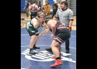 ALAN WHITING (right) took First Place in the Jack Pine Championships at 285 pounds, while
