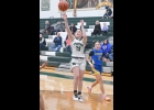 ALLISON FORK (#23) shoots for 2 of her 11 points against Harrison on Thursday night. --Journal Photo