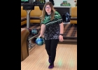 AUDREY SHOULTES, of the Pinconning Girls Bowling Team, bowled a 329 on Saturday at Gladwin. --Journal Photo
