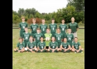 2019 BOYS VARSITY SOCCER TEAM. (all l-r) Front row: Joseph Gasciel, Berkley Rooker, Issac Hernandez, Rowan Pilaske, William Wuolukka, James Wuolukka. Second Row: Connor Morin, Tyler Floyd, Justin Reder, Theodore Shark, Clint Kanthe. Third Row: Dominic Krevinghaus, Blake Merino, Joshua Dybas, Van Spencer, Ty King, Coach Allen Krevinghuas. --Courtesy Photo