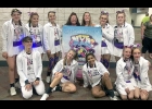 SAVAGE STORM - Back row (l-r): Aliyah Schalk, Braelynn Payne (Pinconning), Morgan Winchel, Roxie Schram (coach) Selina Williams (asst. coach), Madyson Gage (Pinconning), and Jade Mather. Front row (l-r): Landon Gage (Pinconning), KacieRae Krevinghaus (Pinconning), Ahnavaeh Woodruff (Pinconning), Abigal Rayrak, Kylie LaFreniere. --Courtesy Photo
