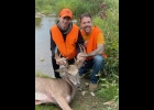 LEE DUBAY of Williamston, got this 10 point with a green score of 137.5 inches at 6:47 in Huron County with his dad.