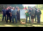 John Gibson Memorial Shoot top finishers included: (L to R) front row: Ron Tidball, Scott Schemanski, Mini-Pinner, Andy “Pinner” Gorske, Jonny Mac McKinnon, and Jacky Eckstein; back row: Joe Seka, Kasey Nelson, Matt Wieland, Bruce Pfenniger, Mike Dabrowski, Jason Penberthy, Kenny Nelson, Ken Nelson, Scott Knochel. Missing from photo: Don Porter, Mike “Mini Mac” Kurtansky, and Martin Szeliga.