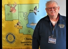 JIM REHA, spoke at the Rotary Meeting about how The USS Edson came to its permanent location in Bay City. --Courtesy Photo
