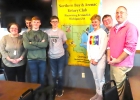 PINCONNING ESPORTS TEAM (l-r) Rebecca Wehner (adviser), Eli Kuehnemund, Kameron Dake, Griffin Morin, Dylan Krevinghaus, Jacob Stoneback, and Mike Stoneback (advisor). --Courtesy Photo