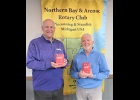 Rob Clark, (left) Director of Communications and Community Relations at Michigan Sugar Company, is pictured with Michael Stoner, Secretary of the Pinconning & Standish Rotary Club. -- Courtesy Photo