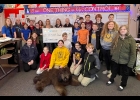 NORTHERN BAY COUNTY FUND committee members: Mike Stoner, Anissa Overly, Tina Bauer, and Gary Gorske, along with St. Micheal’s teacher, Katie Grzegorczyk and her students. --Courtesy Photo