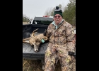 Jonny Mac McKinnon, 76, from Pinconning shot this nice 8 point on November 20th at the Polish Rack Ranch in Turner, MI. Mr. McKinnon won a guided trophy buck hunt during the club’s recent Shoot competition. “He’s the best buck I’ve shot in years,” said Jon. “I used my natural odor to attract him just like Monk Stokes taught me a hundred years ago.” --Courtesy Photo