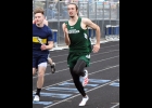 CARSON PARKS took a 3rd and 2nd in his two 100 Meter races so far this year.     	            --Journal Photo