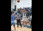 DANNY DUBAY (#0) drained this trey in Wednesday’s District Semi-Final game. --Journal Photo
