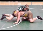 DYLAN RINARD of the Spartan Varsity Wrestling Team in action on earlier this season. --Journal Photo