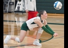EMMA MCQUARTER (#6) had 13 digs against St. Louis last week and followed it up with 8 more against Meridian on Monday night.