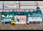 Pinconning Equestrian Team Makes School History -- (Not In Order) Team members include: Hanna Havercamp (Junior), Ashlyn Kloha (Freshman), Waylen Kowalczyk (Freshman), Haleigh Havercamp (Freshman), Logan Peckham (Junior), Carys VanPollelen (Freshman), and Jacob Yonke (Sophomore). The Team is coached by: Kari Peckham (Head Coach), Audrey Karnes (Assistant Coach), Kim Yonke (Assistant Coach). Members of the Equestrian team competed in the Michigan Interscholastic Horsemanship Association’s (MIHA) Region C com