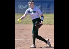 GEENA GAUTHIER (#23), shown earlier in the season, pitched the Spartans to 2 big wins last week.      	           						            --Journal Photo