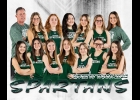 2023 PINCONNING VARSITY GIRLS TRACK TEAM (all l-r) Front Row: Claire Charbonneau, Kinsie Jacques, Lexi Drouse, Ona Mas Palencia, Olivia Fedak, Delaney Weber, Nina Schott. Back Row: Coach Floyd, KacieRae Krevinghaus, Maria Tettweiler,Grace Ballard, Tess Gasiciel, Alex Kanthe, Coach Miller. --Courtesy Photo