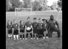 AYSO U-6 hawks: (not in order) Harper Havercamp, Axel Maxson, Dan McQuarter, Abigail St. Peter, Eli Swinson, Marianna Thomas, Faith Yingling; Coach: Isaiah Thomas. --Journal Photo
