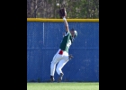 ISAIAH HOFFMAN (#33) hauled this one in in straightaway center field on Tuesday. --Journal Photo