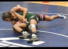 ISAIAH HOFFMAN of the Spartan Varsity Wrestling Team shown earlier this season. --Journal Photo