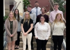 2022 PHS JPC ALL-ACADEMIC TEAM HONOREES - Front row (l-r) Emma Grzegorczyk (2nd), Brielle Herner (1st), Anissa Overly (2nd), Alyssa Pero (1st); Middle row (l-r) Katelynn Marie Foor (2nd), Tyler Floyd (1st), Rowan Pilaske (1st), Connor Morin (2nd); Back row, Principal Kyle Woodruff. --Courtesy Photo
