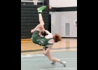 JACOB BROOKS’ opponent during the Team District 172 match against Freeland seemed to spend a lot of time in the air or falling to the mat. --Journal Photo by Kayla Dybas