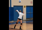 JORGA GAUTHIER (#7) served up 13 straight points for the Spartans in the second game of their 1-3 match loss to the Gladwin Flying G’s on Monday. --Journal Photo