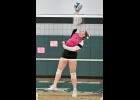 Kailee rugenstein (#14) goes for a kill earlier this season. She had 8 kills and 18 digs last Wednesday against Bullock Creek.