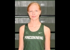KAT HEDGE set a PR and took 14th Place last Wednesday at the Bucks Invitational in Roscommon. --Journal Photo
