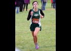 KINSIE JACQUES (shown earlier this season) claimed her third consecutive MHSAA Cross Country State Finals qualification with a Fifth Place finish in Saturday’s Regional 19-3 at East Jordan.--Journal Photo