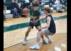 LANDEN ENCISO waits for his teammates to move during Thursday’s scrimmage against SSC. --Journal Photo