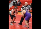 LANDON THURSTON of the Spartan Wrestling Team in action earlier this season. --Journal Photo
