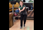 LAYLA ST. PETER of the Pinconning Girls Bowling Team, finished the Jack Pine season with the 6th highest average and was named to the All Conference Second Team. --Journal Photo