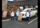 Wendy Maida, Justine Trudell and Sue Austin are seen at Sam’s Hair Design distributing cookies that were donated by members of the Class of 1982 and sold, with all proceeds going to support the Scholarship fund given by that Class. See story page 5. --Journal Photo