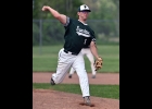 NATE LAURES (#9) threw 4 innings and recorded his first Home Run against the Panthers last Tuesday. --Journal Photo
