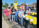 THE AWARD FOR THE FIRST PLACE FLOAT in the 2023 Cheesy CheeseTown Parade went to Phlash Welding.        			              --Courtesy Photo