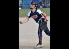 Emma McQuarter, a 5th grader from Pinconning Central Elementary, had a lights out pitching performance in the Riverdawgs win over the Pickney Pirates, allowing only 1 hit with 5 strike outs against the 7 batters she faced. She also had a base hit with 2 RBIs.                              			        --Courtesy Photo