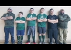 THE BOYS OF THE PINCONNING POWERLIFTING TEAM tried one more time to make the state meet at the last regional qualifier at Cros-Lex High School. Although no one made it they gave it their all. From left to right: Coach Josh Ballard, Brayden Bauer, Logan Peckham, Gauge Federspiel, Alex Gonzalez, and Coach Jason Brazeau. --Courtesy Photo