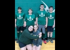 SPARTAN POWERLIFTING TEAM (all l-r) Front row: Grace Ballard, and Jasmine Brazeau. Back row: Alex Shelagowski, Brayden Bauer, Logan Peckham, and William Branda. Not pictured Kyle Groulx. --Courtesy Photo