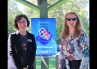 Moira Branigan and Rotarian Ellen Charlebois l to r, during the Rotary meeting of September 16th when Branigan was guest speaker. --Courtesy Photo