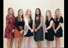 2021 PHS HOMECOMING QUEEN CANDIDATES: (l-r) Hailey Cianek, Ava DeWyse, Brielle Herner, Tori Shark, Lakyn Shoemaker, McKenzie Sinicki. --Journal Photo