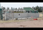 NEW DUGOUTS FOR VARSITY SOFTBALL are under construction at PHS. --Journal Photo
