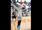 SUMMER POMAVILLE (#20) got free from the Bluejays stifling defense for this open shot in Friday’s game. She had a career high 13 rebounds in the contest. --Journal Photo