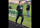 TAYLER MORAND won the 800 and 1600 Meters and ran a leg on the winning 4X400 Meter Relay Team against Harrison on Wednesday. --Journal Photo