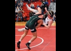 TYLER BROOKS (shown earlier this season) finished in 4th Place at 190 pounds in Regional 9-3 to qualify for his 3rd trip to the MHSAA Individual Wrestling Finals at Ford Field on March 3rd-4th. --Journal Photo
