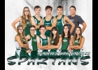 2022 PINCONNING SPARTAN CROSS COUNTRY TEAM (all l-r) Front Row: Kacie-Rae Krevinghaus, Delaney Weber, Owen Rifenbark, Trista Smerdon, Kinsie Jacques, Ariel Holstine. Back Row: Alex Kanthe, David Caffrey, Tayler Morand, Brenen Caffrey, Coach Christy Morand. Not Pictured: Coach Jason Penberthy. --Courtesy Photo