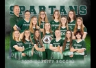 THE 2022 PINCONNING SPARTAN VARSITY GIRLS SOCCER TEAM: (all l-r) Front Row: Taylor Bauer, Layla St. Peter, Kaia Billingsley, Emma Grzegorczyk, Tess Gasiciel, Sydney Kanthe. Center Row: Josie Wieland, Ainesley Sylvester, Jordyn Kowalczyk, Morgan Dennison. Back Row: Coach Allen Krevinghaus, Jesse Duby, Alexandria Kanthe, KacieRae Krevinghaus, Sophie Dittenber. Not Pictured: Alexis Drouse, Jadynn Whyte --Courtesy Photo