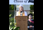 2020 PHS VALEDICTORIAN MEGAN MCLAREN addresses fellow graduates during Thursday evening’s Commencement Exercises. The event capped a chaotic senior year for the Class of 2020. See a full page of color photos on page 7. --Journal Photo